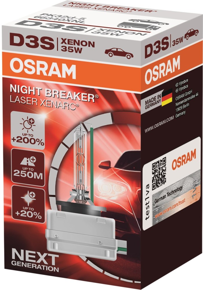 OSRAM D3S 66340XNL Headlight Car Xenon (42 V, 35 W) Price in India - Buy OSRAM  D3S 66340XNL Headlight Car Xenon (42 V, 35 W) online at
