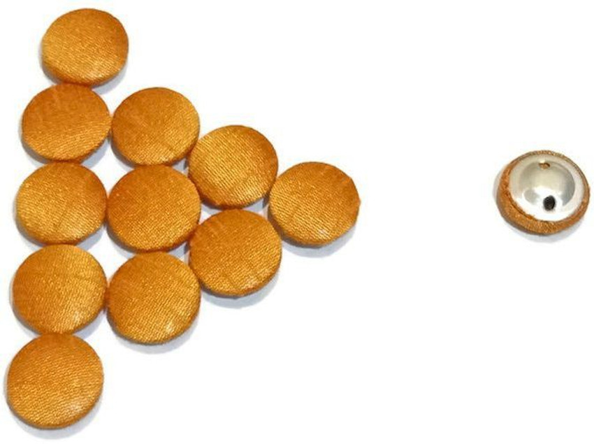 Yellow shop fabric buttons