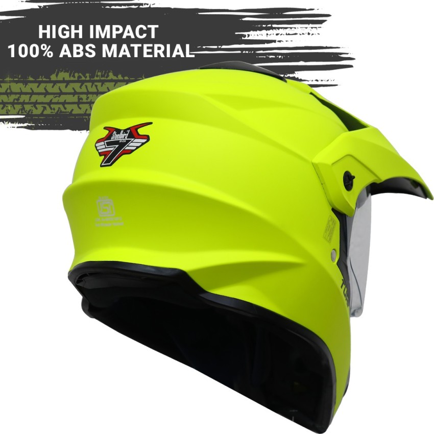 Motocross outlet helmet green