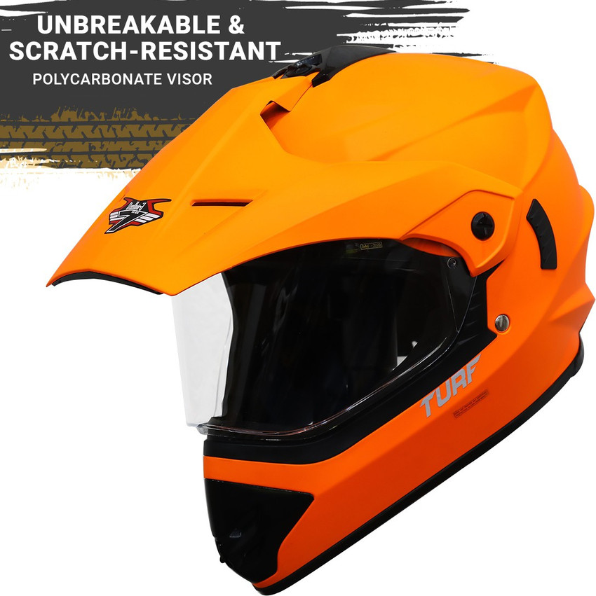 Orange road helmet discount