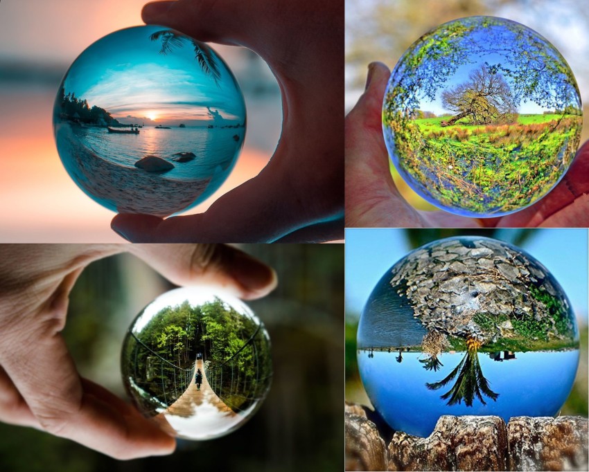 Crystal Ball Clear Transparent Glass Ball for Photography