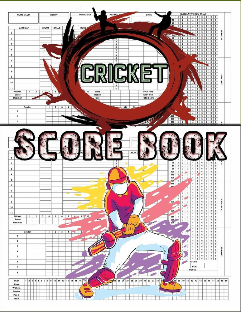 Online cricket sales score sheet