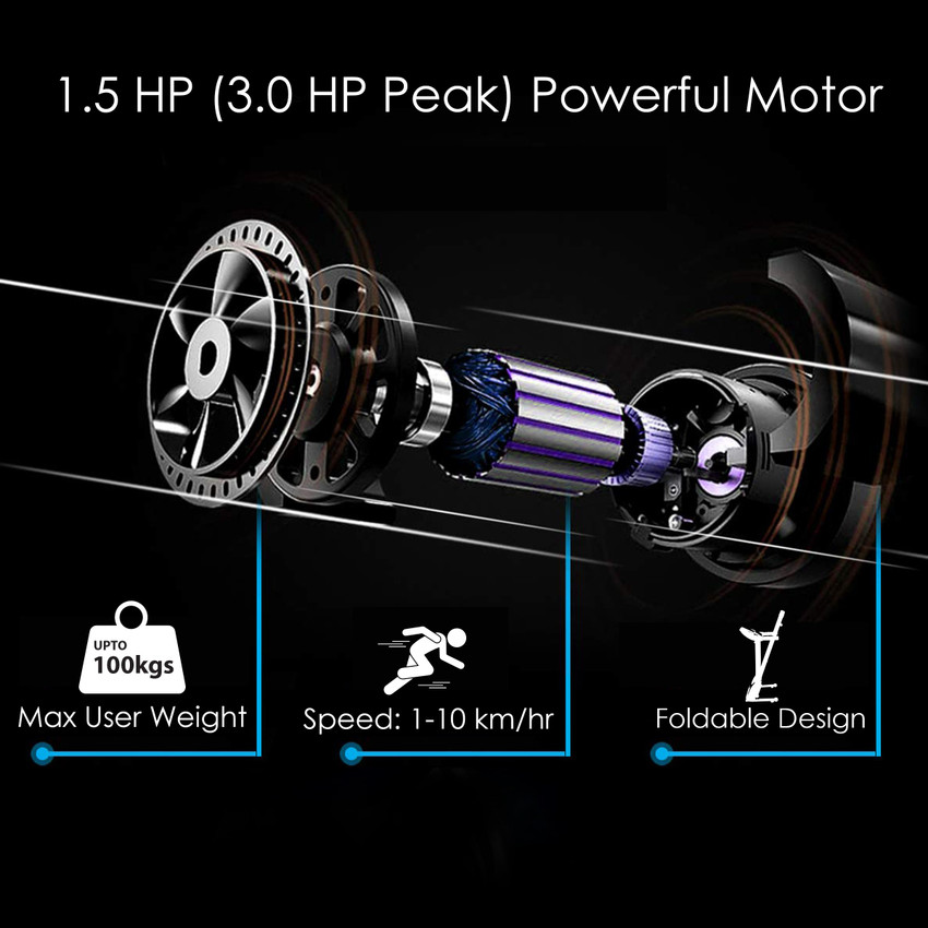 Treadmill motor sparking clearance