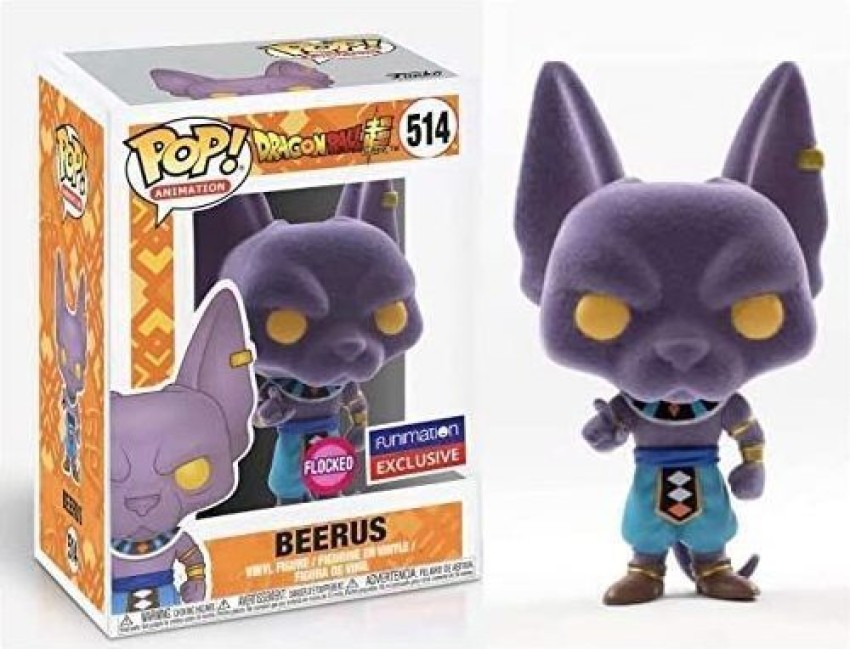 Funko Pop Dragon Ball Z Flocked Beerus 514 Funimation