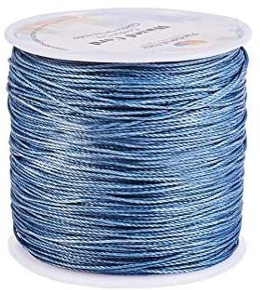 Waxed polyester cheap cord for bracelets