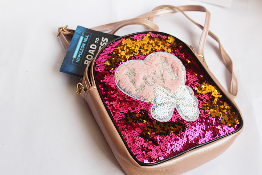 Color changing store sequin backpack