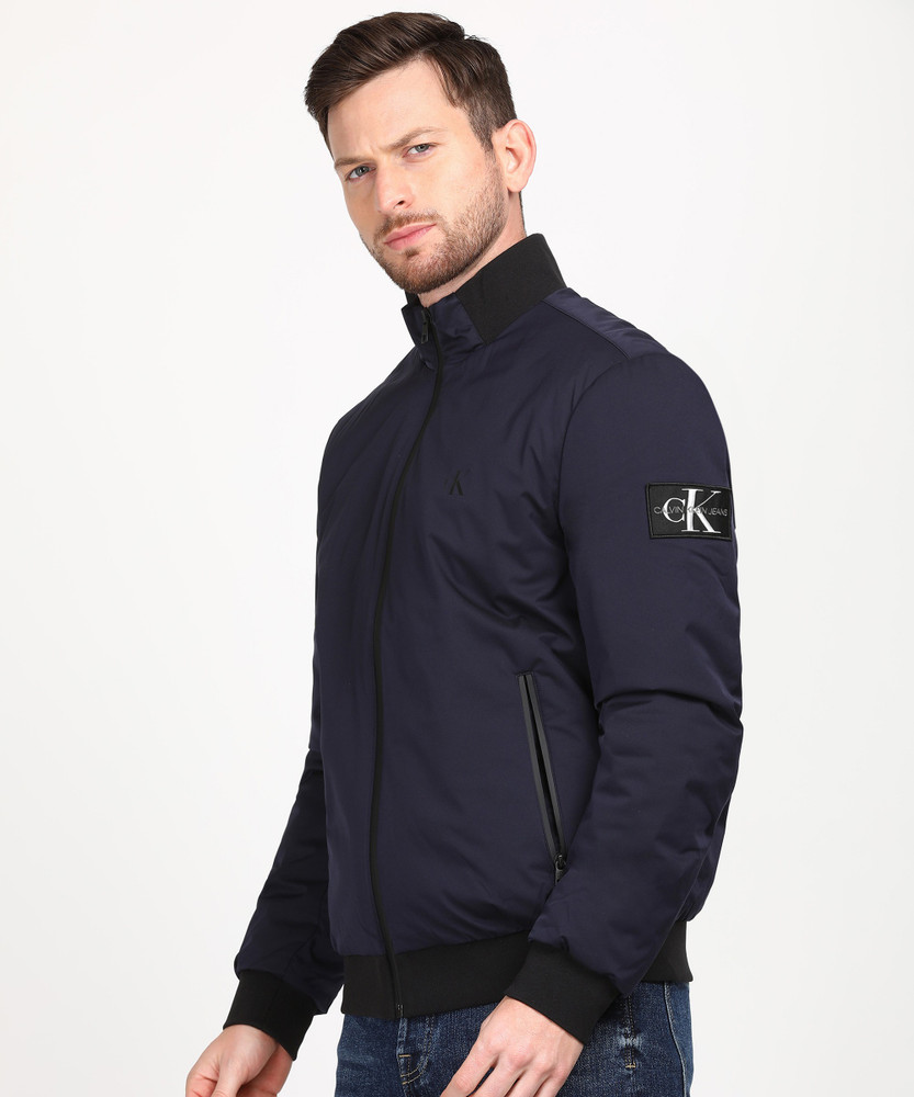 Calvin klein navy blue jacket store
