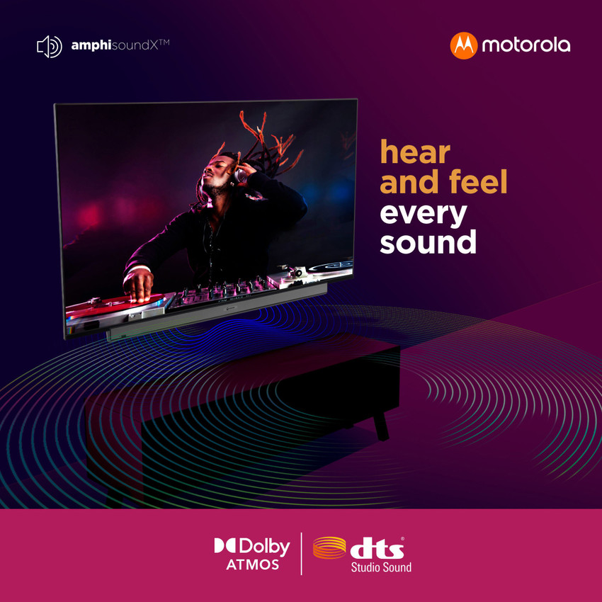 MOTOROLA ZX 107.6 cm (43 inch) Full HD LED Smart Android TV with Wireless  Gamepad Online at best Prices In India
