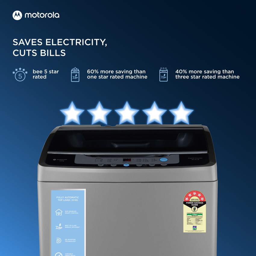Motorola washing machine 8kg on sale