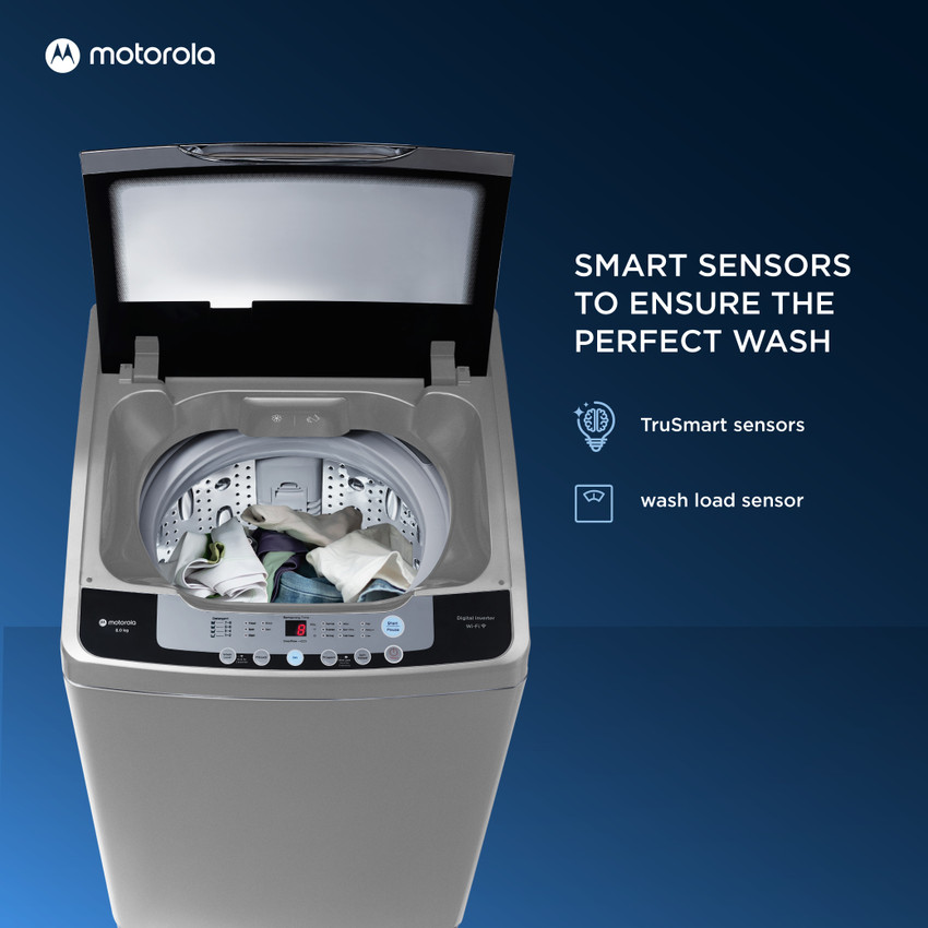 MOTOROLA 8 kg Smart Wi Fi Enabled Inverter Technology Fully