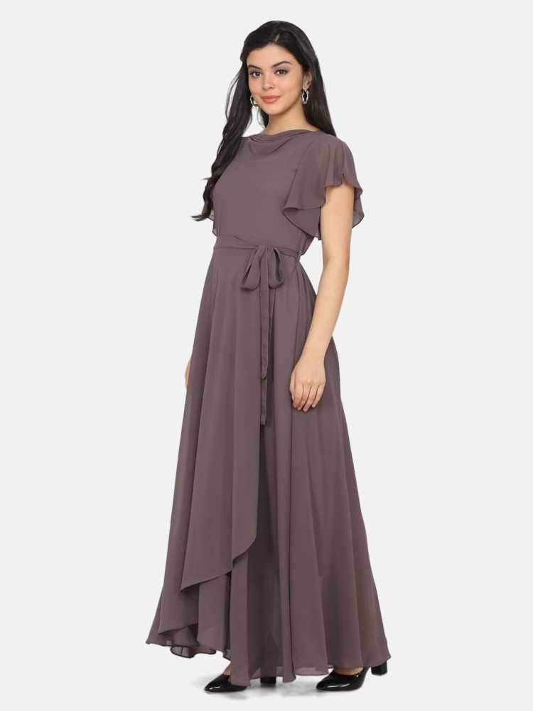 Buy online Women's Fit & Flare Maxi Dress from western wear for Women by  Eavan for ₹1849 at 42% off