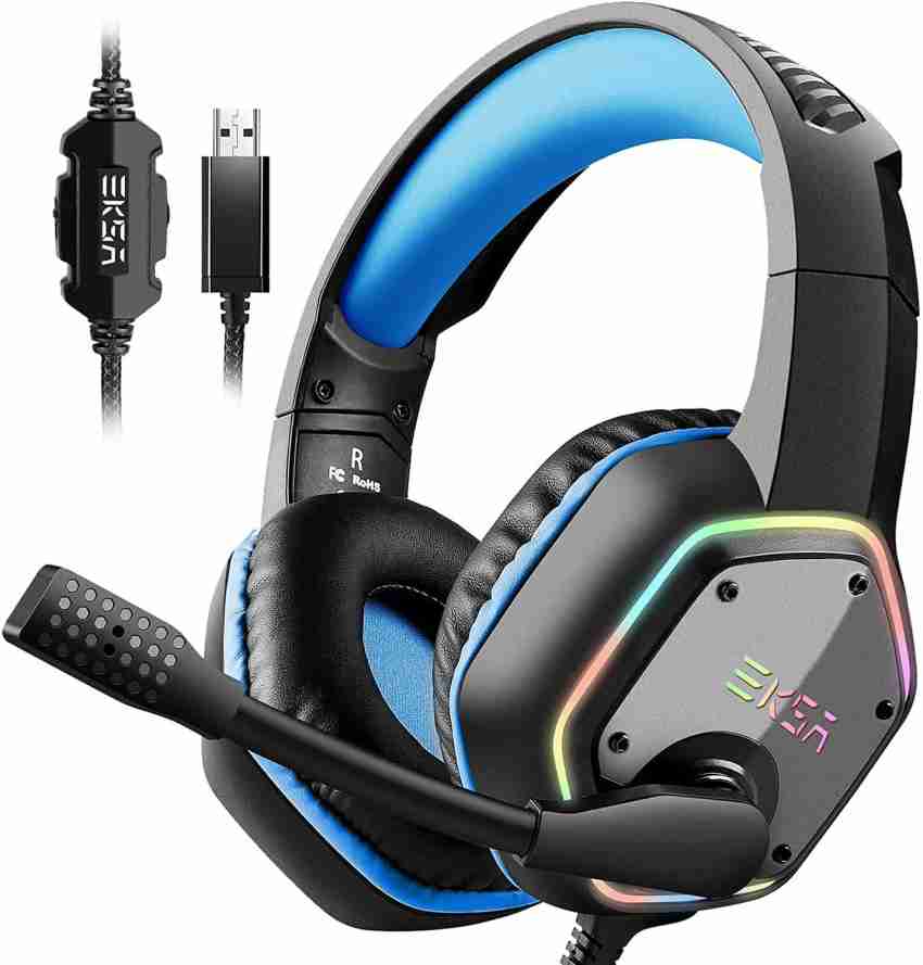 EKSA E1000 Blue Wired Gaming Headset Price in India Buy EKSA