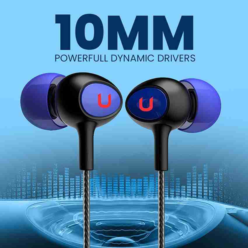 LUMIFORD Ultimate Series U20 in Ear Wired Earphones with HD mic 10mm Hi Fi Bass Dynamic Drivers Passive Noise Cancellation with Tangle Free Cable Blue Wired Gaming Price in India Buy LUMIFORD Ultimate