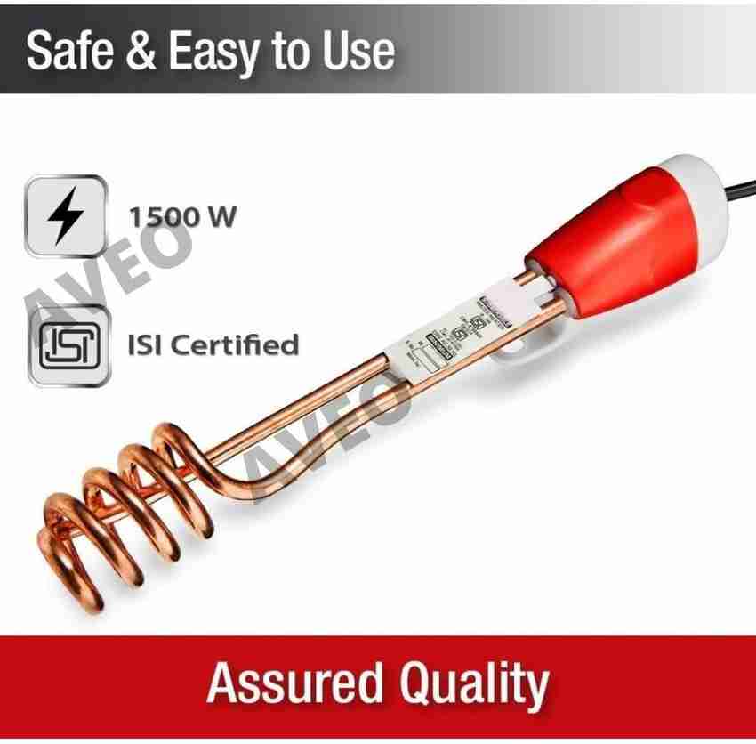 Aveo ISI Mark High Prestigemix 1500 W Immersion Heater Rod Price in India -  Buy Aveo ISI Mark High Prestigemix 1500 W Immersion Heater Rod online at  Flipkart.com