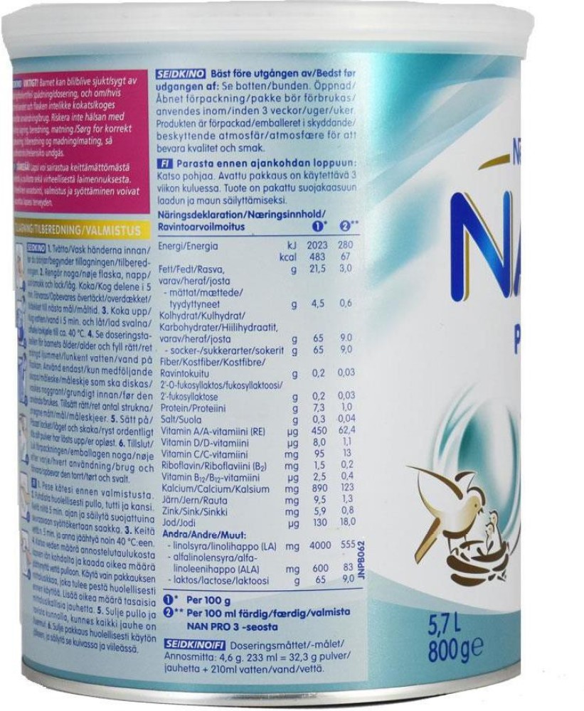 Nestle NAN Pro 1 - 800g (Imported) –