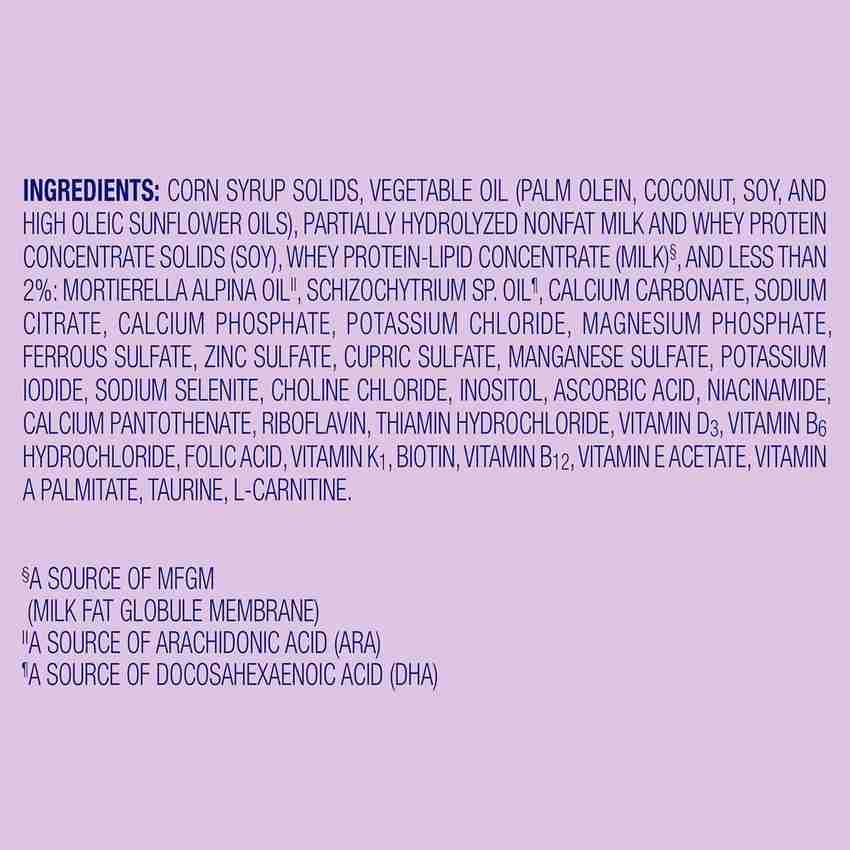 Ingredients in enfamil best sale enspire