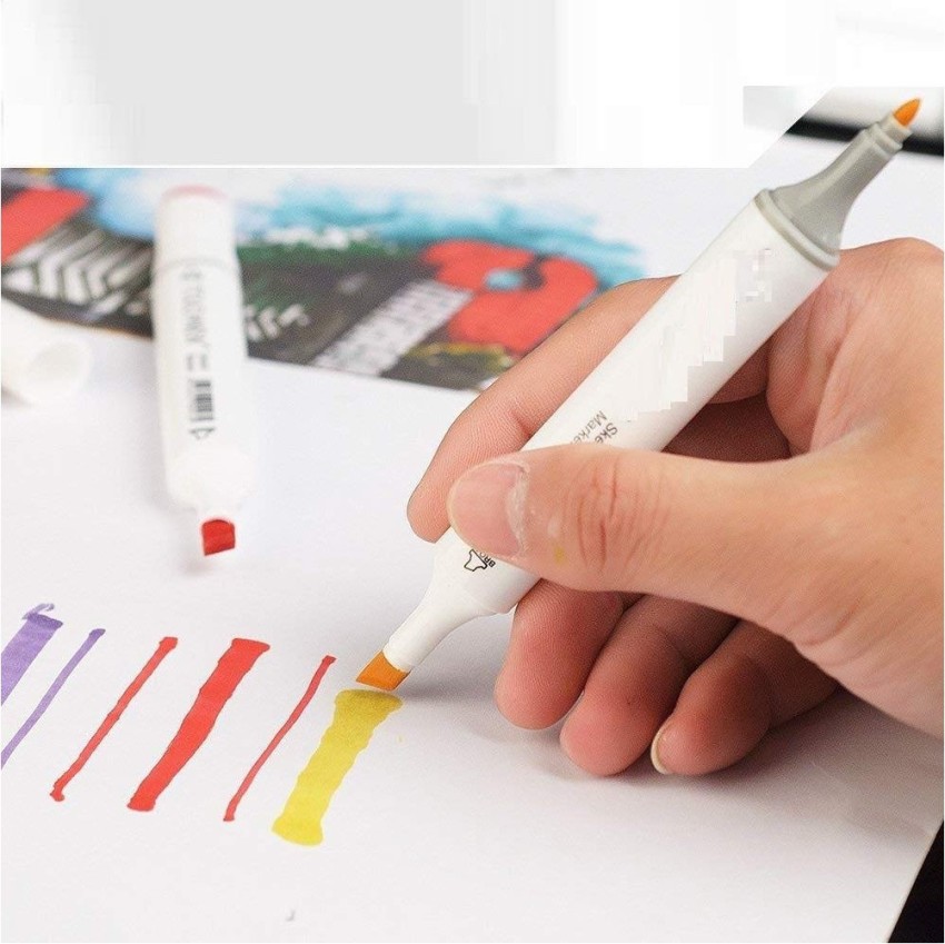 60/80 Colors Art Markers ZSCM Brush Pen Sketch Alcohol Based