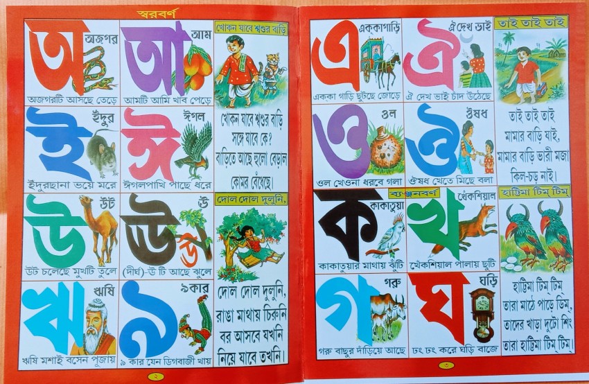 First Words BENGALI Version English Bilingual Cards 48 -  Sweden