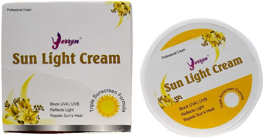 Perryn Sunscreen SPF 15 PA Herbal Sun Light Cream with Triple