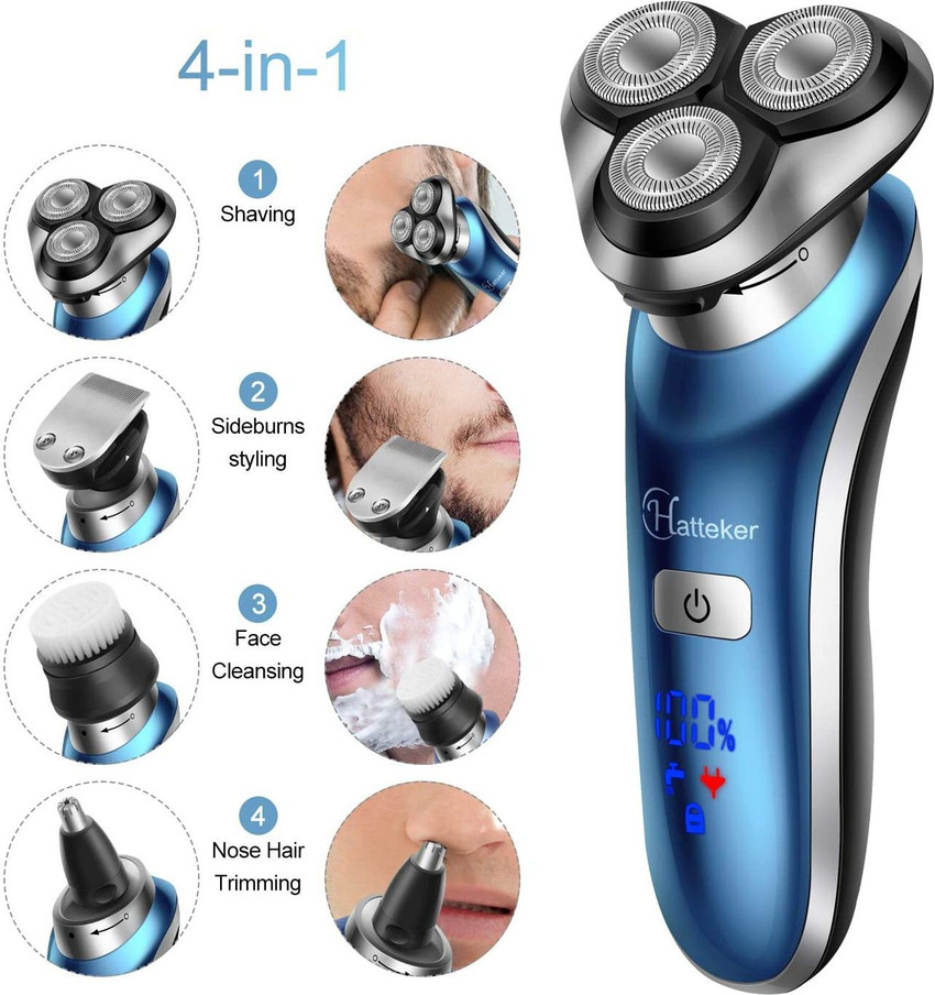 Hatteker HT04 Trimmer 60 min Runtime 4 Length Settings