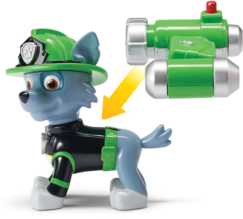 PAW PATROL Ultimate Rescue Water Cannon Rocky Hero Pup Figure