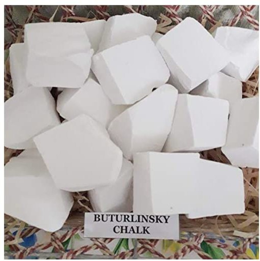 Greenlistsoap Chalk edible (4 Oz) Chalk Buturlinsky, natural chalk
