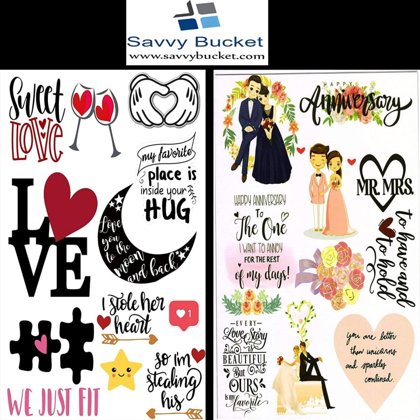  Wedding Scrapbook Stickers