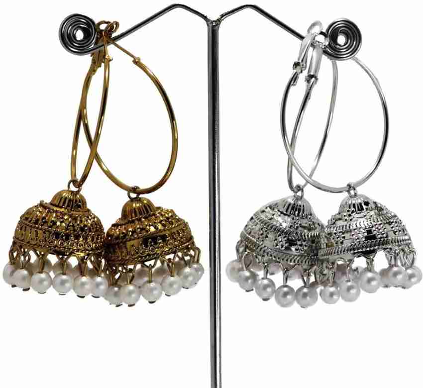 Loop jhumkas outlet