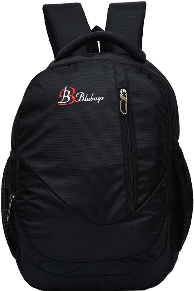 blubags 30L Full Black School and College Bag For Men s Boys