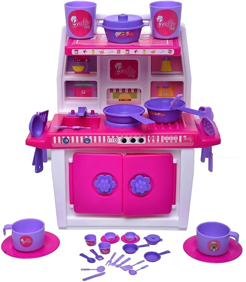 Barbie girl sale toys kitchen set