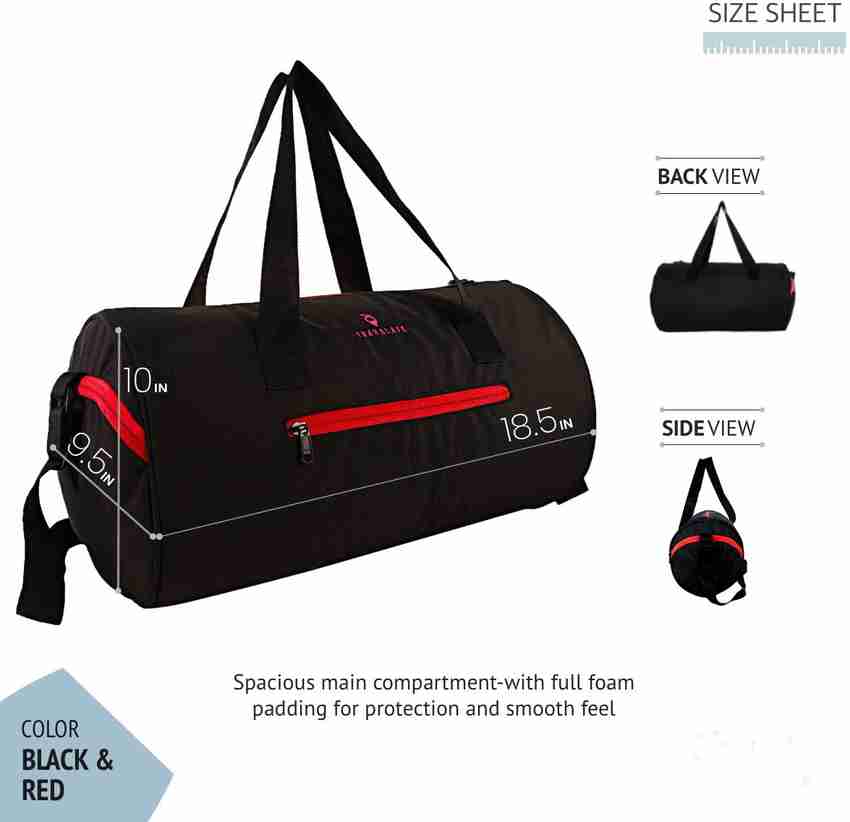 Travalate Gym Sports Duffel Bag Lightweight Polyester Sports