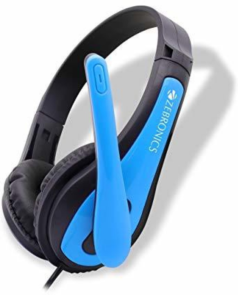 ZEBRONICS Bolt Blue Wired Headset Wired Headset