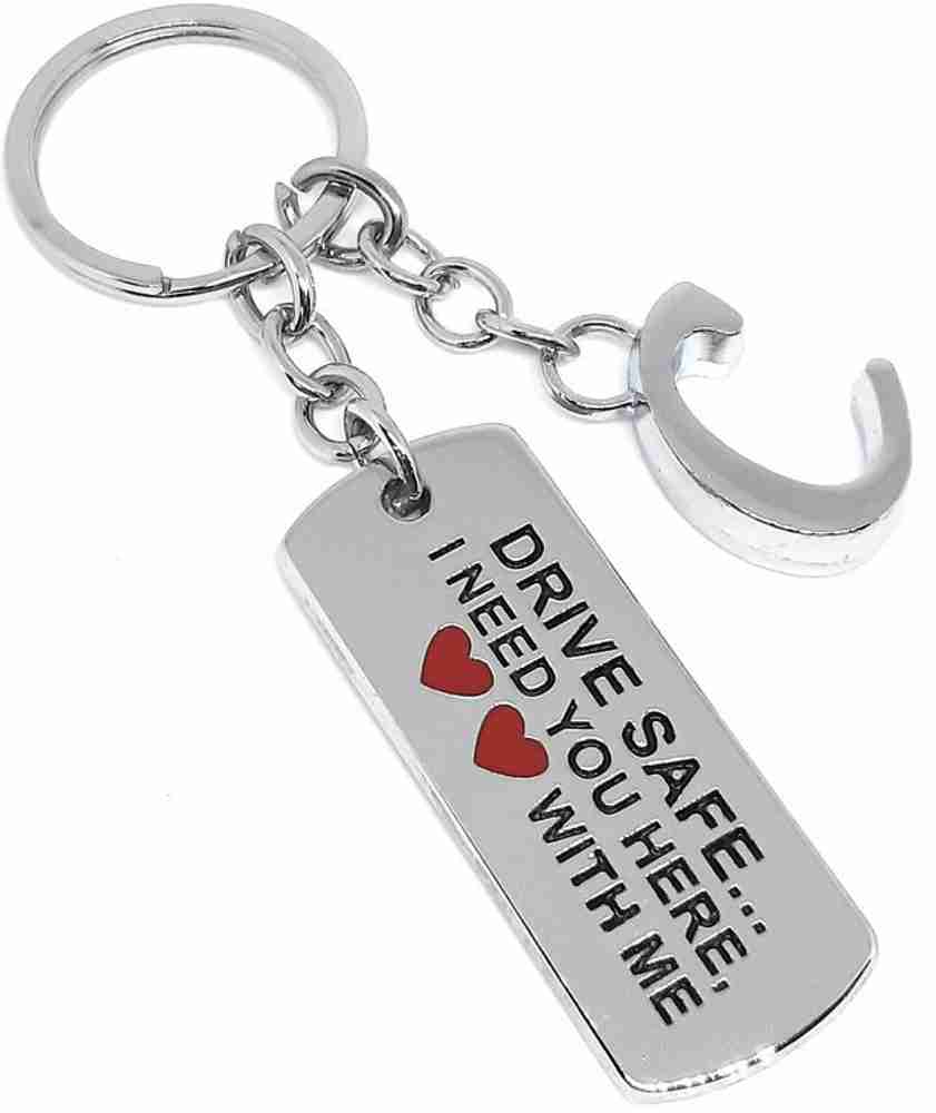 Aura Romantic Drive Safe Gift Keyring For Husband Boy Friend Him