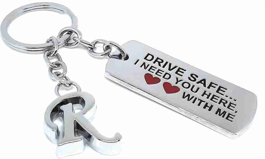 Aura Romantic Drive Safe Gift Keyring For Husband Boy Friend Him