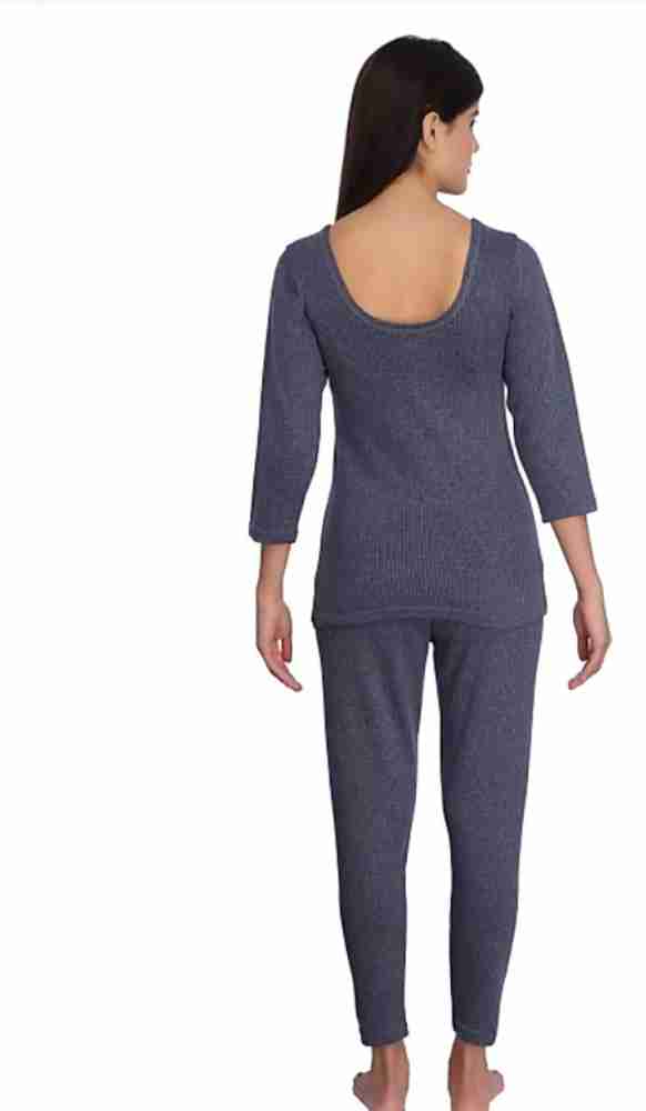 SBS FASHION Women's Thermal Set Poly Cotton Thermal Wear Set for