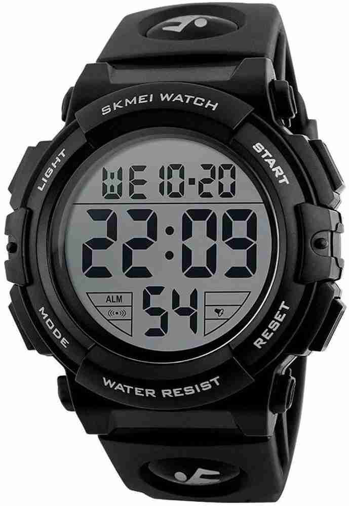 SKMEI 1258 Black Digital Watch For Men Buy SKMEI 1258 Black