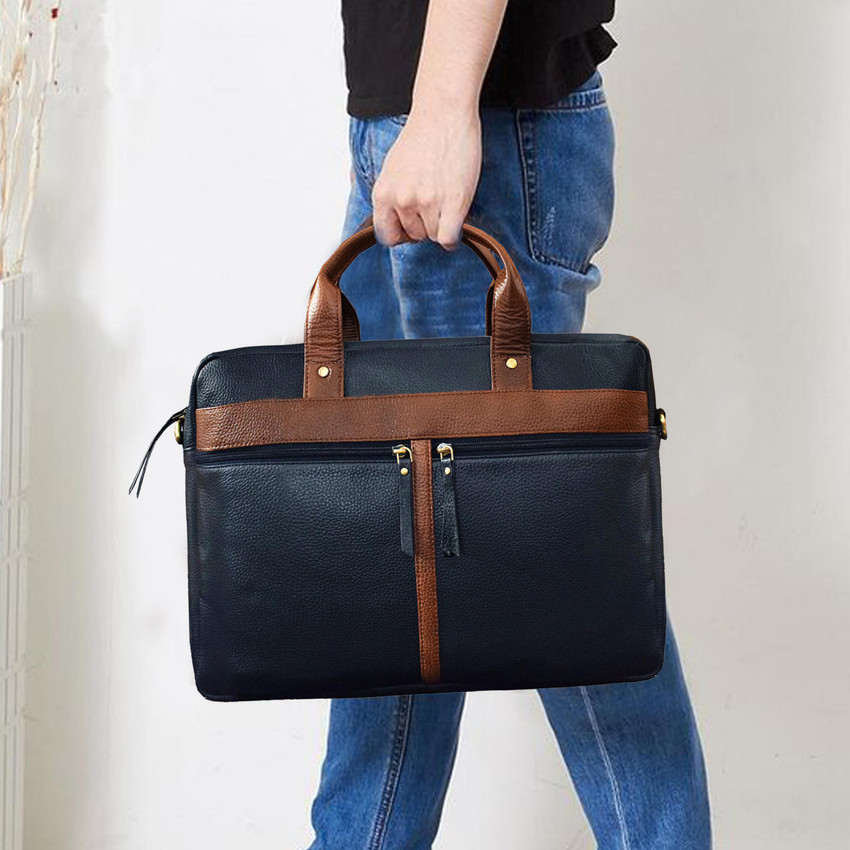 Designer leather laptop clearance bag