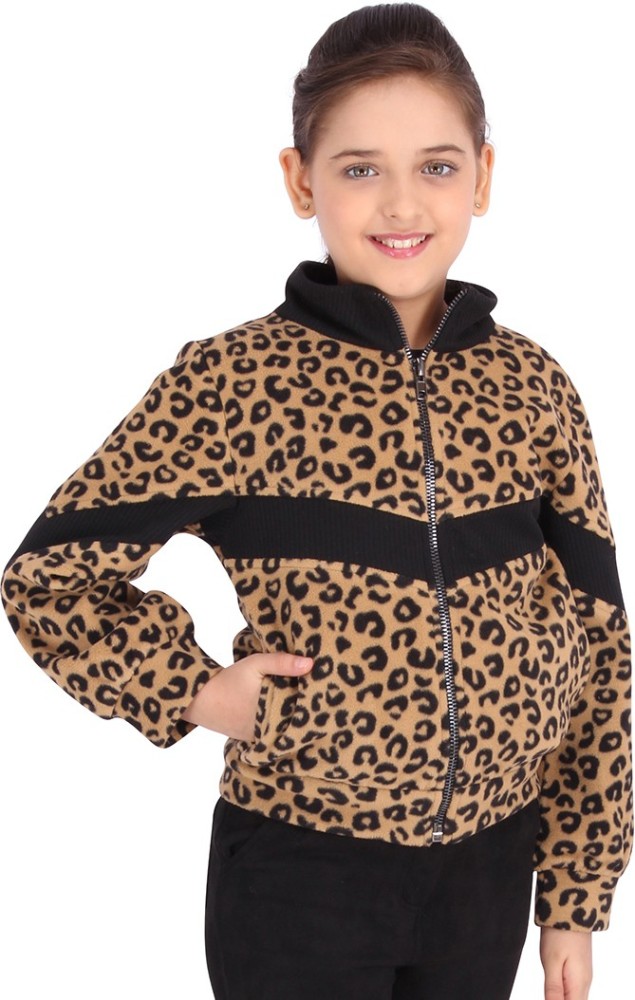 Girls animal cheap print jacket