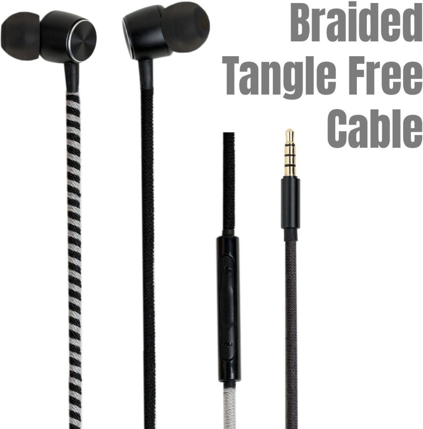 CROSSLOOP PRO Series Braided Tangle Free Designer Earphone with