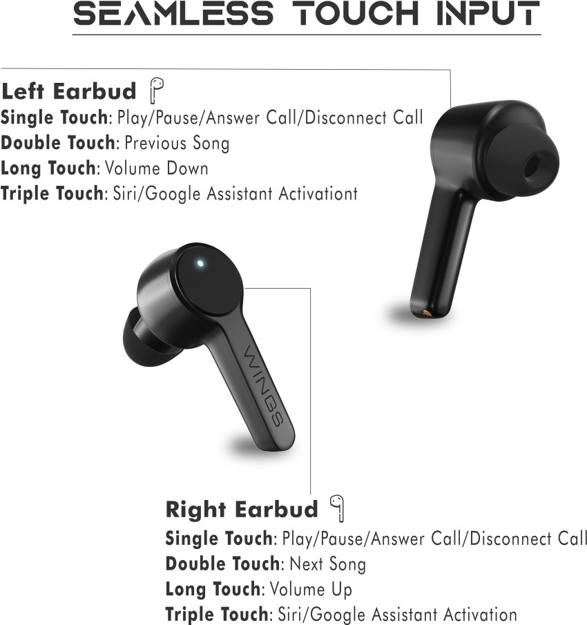 WINGS Techno Bluetooth Headset Price in India Buy WINGS Techno