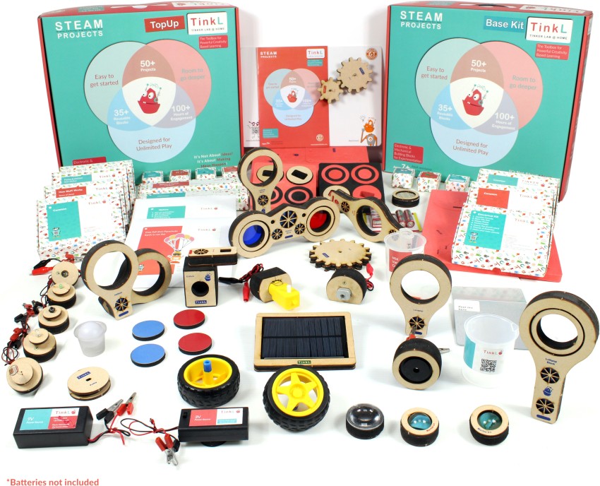 TinkL Electronics & Robotics Kit, Make 40+ Home Automation Projects 100+  parts with Sensors