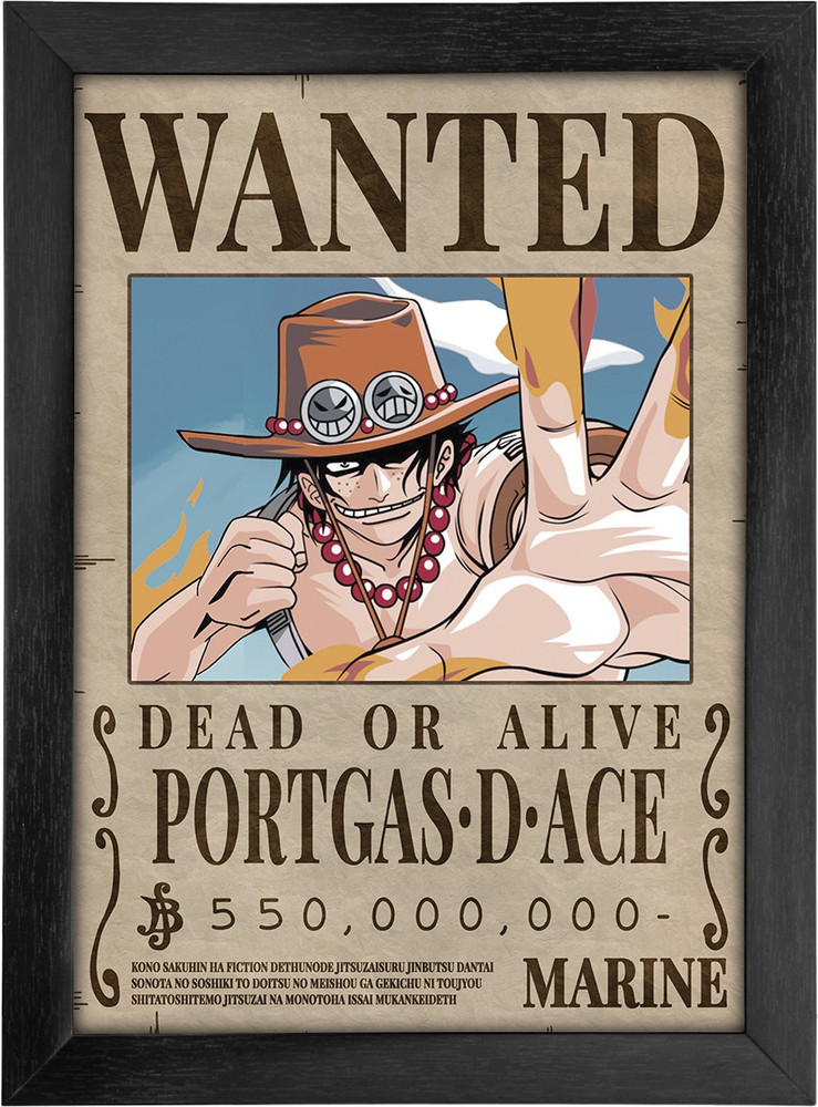 ONE PIECE WANTED: Dead or Alive Poster: Portgas D. Ace ( Official