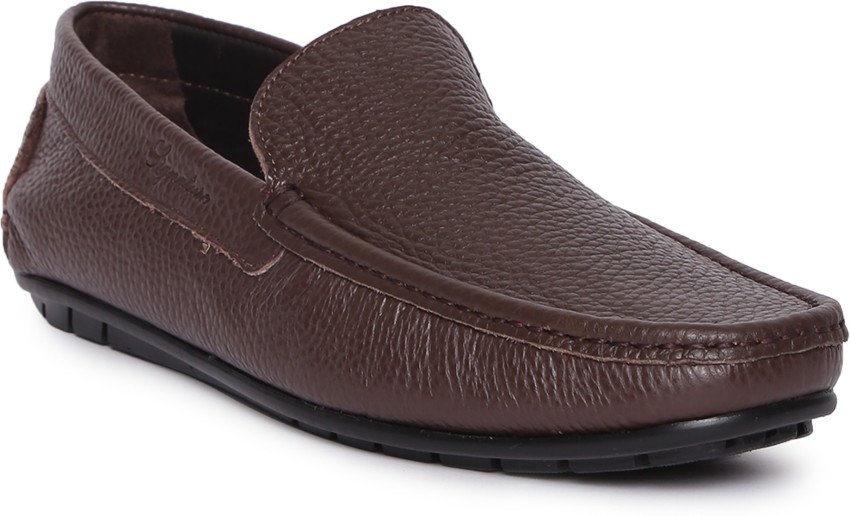 Moccasin with signature