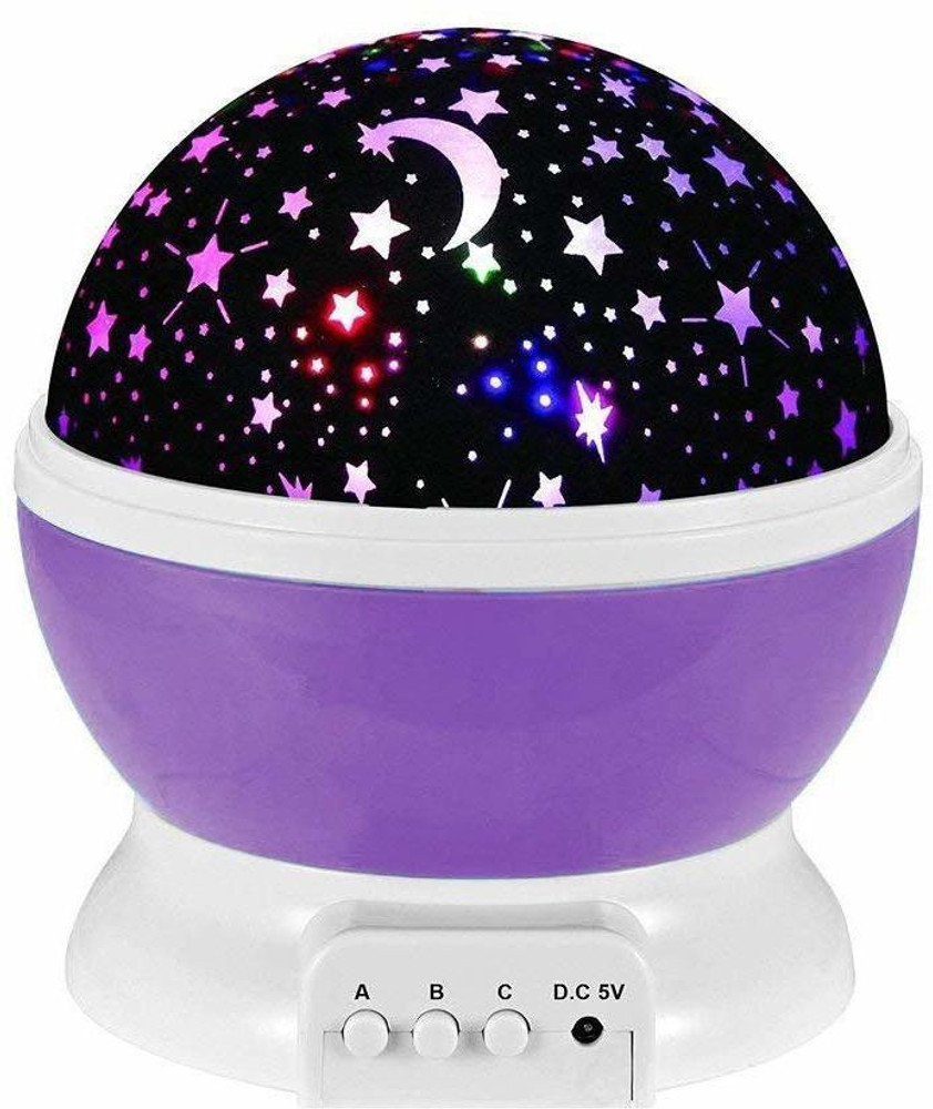 PAVITYAKSH Round Star Master Light Projector LED Night lamp and Rotating 4 Mode Sky Star Master Mini Projector Lamp for Kid s Room Decoration Multicolor Night Lamp Price in India Buy PAVITYAKSH