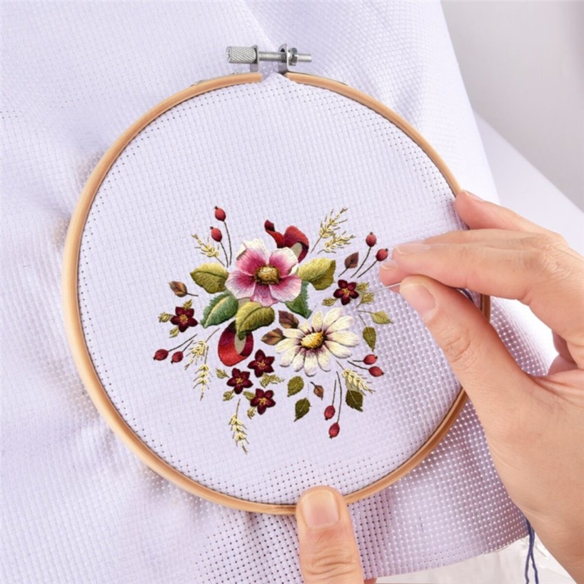 Rangoli embroidery thread