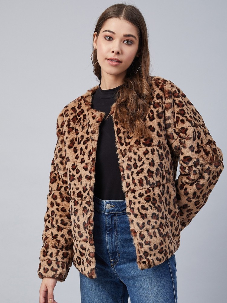 Tiger print 2024 jacket women's