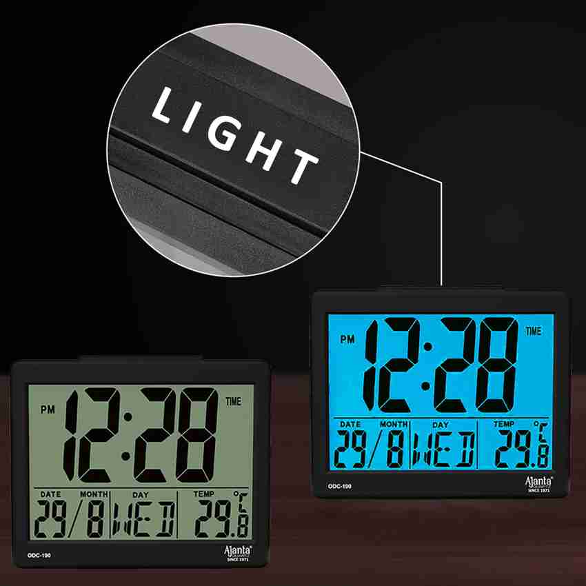 AJANTA Digital 10.5 cm X 12.5 cm Wall Clock Price in India Buy