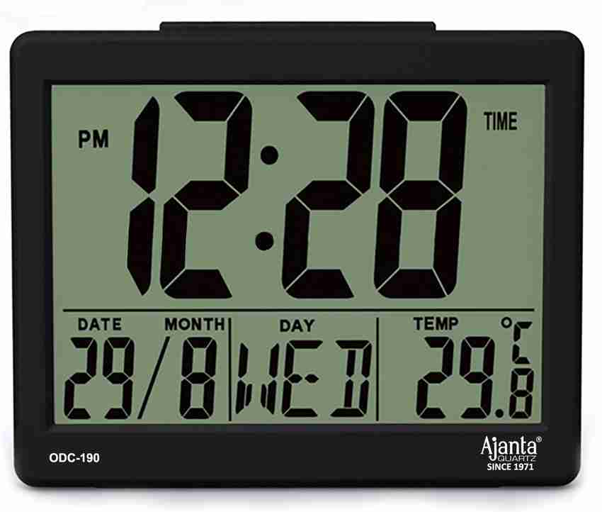 AJANTA Digital 10.5 cm X 12.5 cm Wall Clock Price in India Buy
