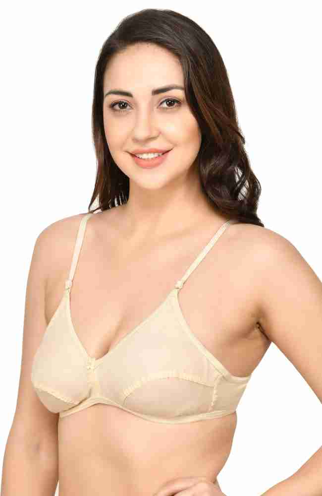 Buy Zivosis Women Yellow Cotton Blend Pack Of 2 Full Coverage Non