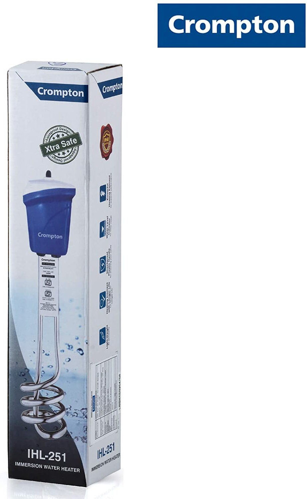 Crompton IHL-251 1500 W Shock Proof Immersion Heater Rod Price in India -  Buy Crompton IHL-251 1500 W Shock Proof Immersion Heater Rod online at  Flipkart.com
